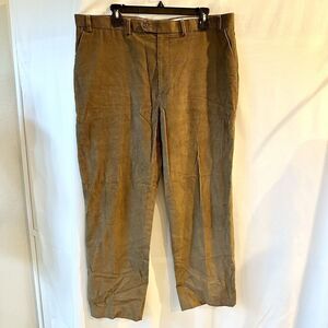 Rare Lauren Ralph Lauren Pants 38x29 Brown Corduroy Slacks Trousers Green Label